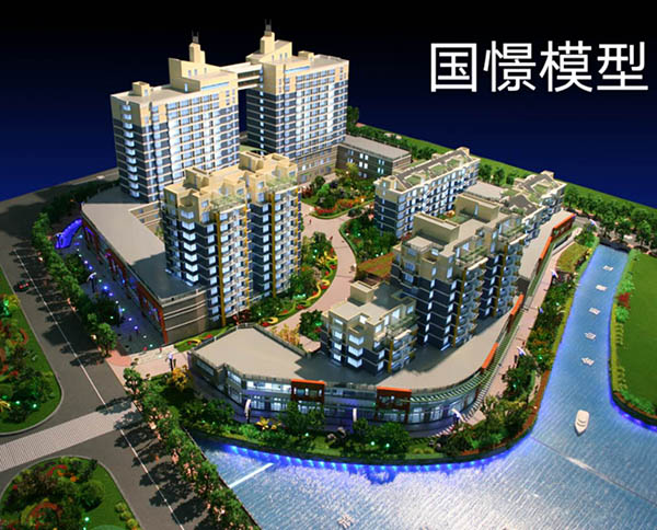 同仁市建筑模型
