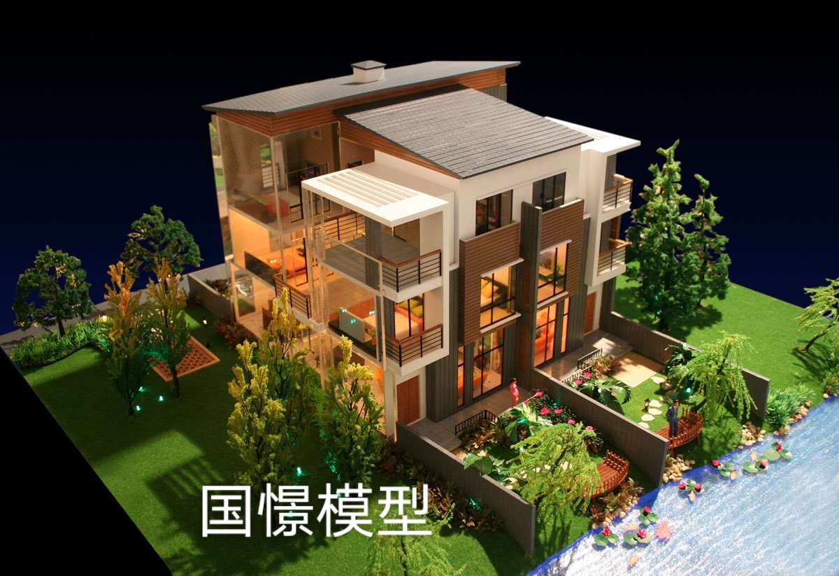 同仁市建筑模型