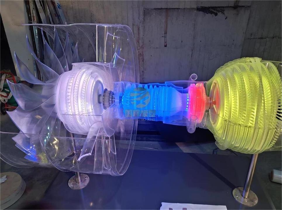 同仁市飞机发动机模型